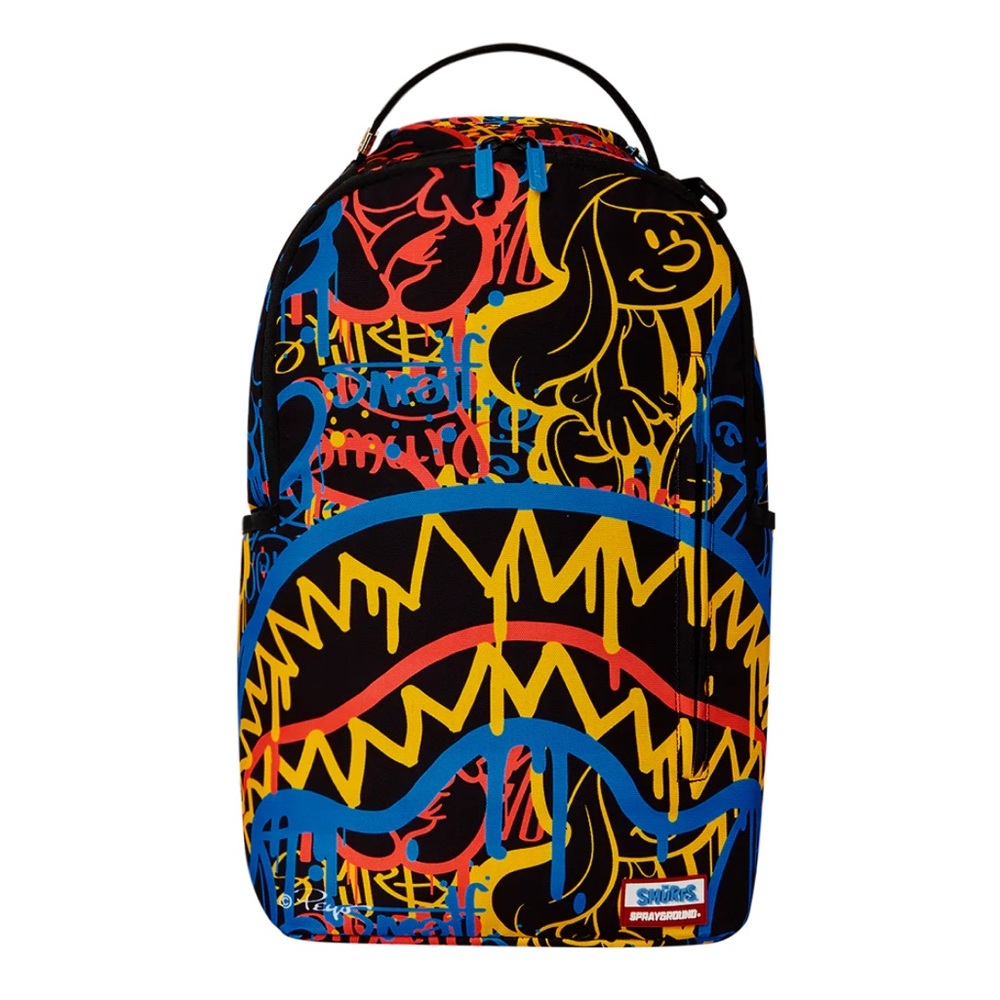 Sprayground Smurfs Neon Drip Laser backpack